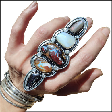 Boulder Opal Ring or Pendant