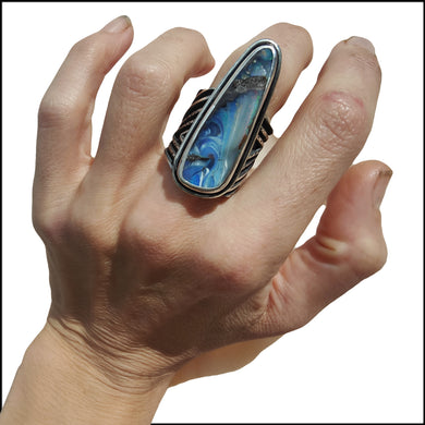 Boulder Opal Chaos Ring