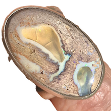 Load image into Gallery viewer, Mexian Opal Chunky Dotty Borders Ring