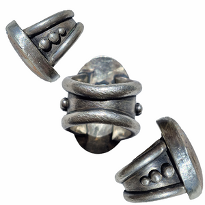 Mexian Opal Chunky Dotty Borders Ring