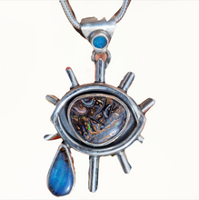 Load image into Gallery viewer, Boulder &amp; Doublet Opal Tears Pendant