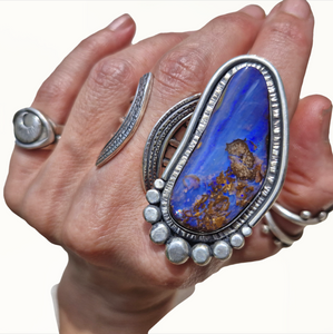 Boulder Opal Ring or Pendant