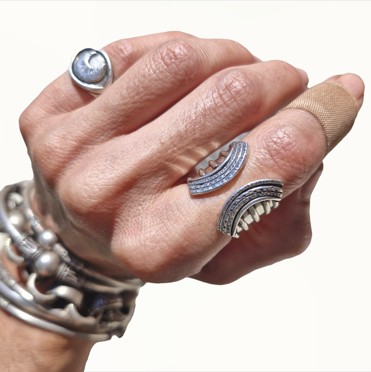 Open Band Cuff Ring - Made to Order – Lost Stone AU