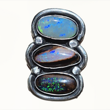 Load image into Gallery viewer, Boulder Opal &amp; Mintabie Opal Ring or Pendant