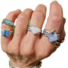 Load image into Gallery viewer, Mintabie Opal Stacker Ring