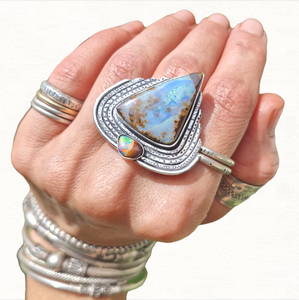 Boulder Opal Ring or Pendant