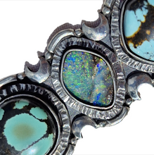 Load image into Gallery viewer, Turquoise and Boulder Opal Ring or Pendant