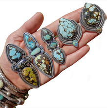 Load image into Gallery viewer, Turquoise and Mintabie Opal Ring or Pendant