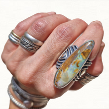 Load image into Gallery viewer, Boulder Opal Riding the Waves of Life Ring