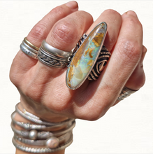 Load image into Gallery viewer, Boulder Opal Riding the Waves of Life Ring