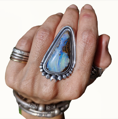 Boulder Opal Ring or Pendant