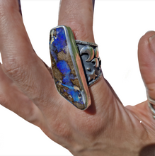 Load image into Gallery viewer, Mooniverse Boulder Opal Ring