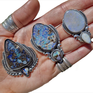 Boulder Opal Ring or Pendant