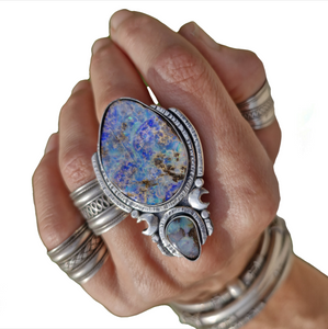 Boulder Opal Ring or Pendant