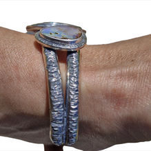 Load image into Gallery viewer, Statement Sterling Silver Boulder Opal Cuff