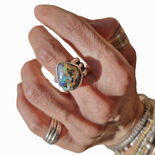Load image into Gallery viewer, Chunky Boulder Opal Stacker Ring