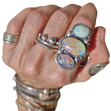 Load image into Gallery viewer, Mintabie and Pipe Opal Ring or Pendant