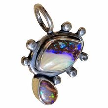 Load image into Gallery viewer, Boulder Opal Mini Eye Tear Pendant
