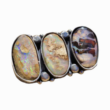 Load image into Gallery viewer, 3 Boulder Opal Ring or Pendant