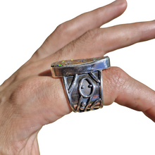 Load image into Gallery viewer, Boulder Opal Serpent Ring