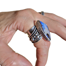 Load image into Gallery viewer, Waves of Life Boulder Opal Ring