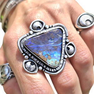 Boulder Opal Ring or Pendant