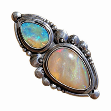 Load image into Gallery viewer, Double Boulder Opal Ring or Pendant