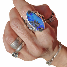 Load image into Gallery viewer, Boulder Opal Natures Swirls Ring