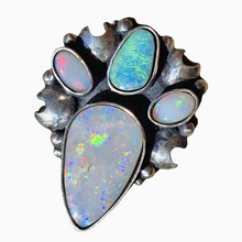 Load image into Gallery viewer, Boulder and Mintabie Opal Ring or Pendant