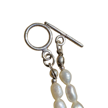 Load image into Gallery viewer, Franki_e Turquoise Pearl Ceramic Eye Pendant Necklace