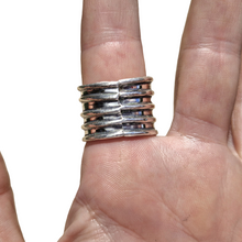 Load image into Gallery viewer, Turquoise 925 Silver Chunky Band Ring