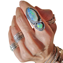 Load image into Gallery viewer, Boulder and Lightning RidgeOpal Ring or Pendant