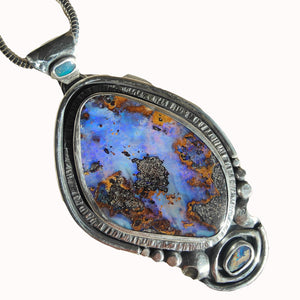 Boulder and Doublet Opal Pendant & Necklace