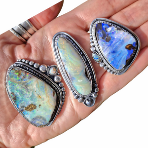 Boulder Opal Ring or Pendant