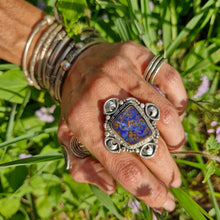 Load image into Gallery viewer, All Seeing Boulder Opal Ring or Pendant