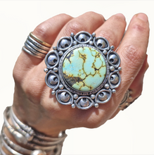 Load image into Gallery viewer, All Seeing Turquoise Ring or Pendant