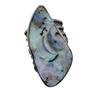 Boulder Opal Stars & Moon Magic Ring