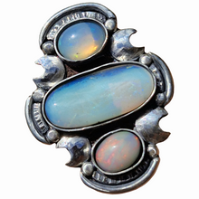 Load image into Gallery viewer, Mintabie Opal Ring or Pendant