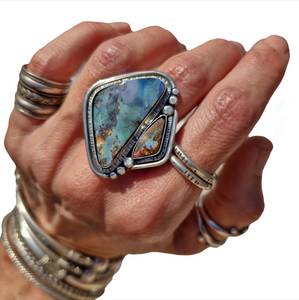 Boulder Opal Ring or Pendant