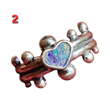 Load image into Gallery viewer, Dotty Heart Rings