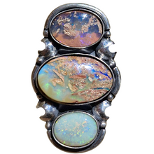 Load image into Gallery viewer, Mintabie and Pipe Opal Ring or Pendant