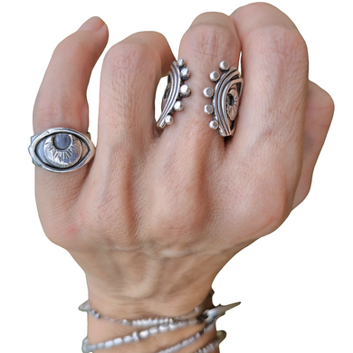 Simple Eye Ring - Made to Order