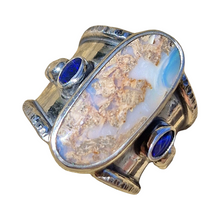 Load image into Gallery viewer, Boulder Opal &amp; Doublet Opal Ring
