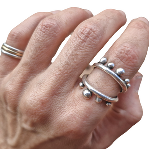 Dotty Ring (connected) - Made to Order