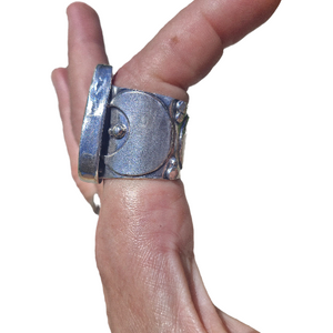 Boulder Opal Moonphase Ring