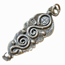 Load image into Gallery viewer, Boulder &amp; Pipe Dotty Swirls Double Side Pendant
