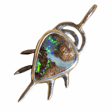 Load image into Gallery viewer, Boulder Opal Borders Pendant