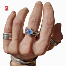 Load image into Gallery viewer, Dotty Heart Rings