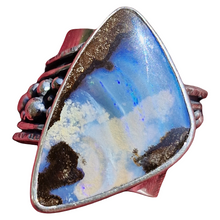 Load image into Gallery viewer, Waves of Life Boulder Opal Ring