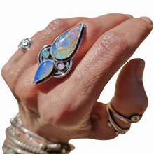 Load image into Gallery viewer, Boulder &amp; Mintabie Opal Ring or Penant